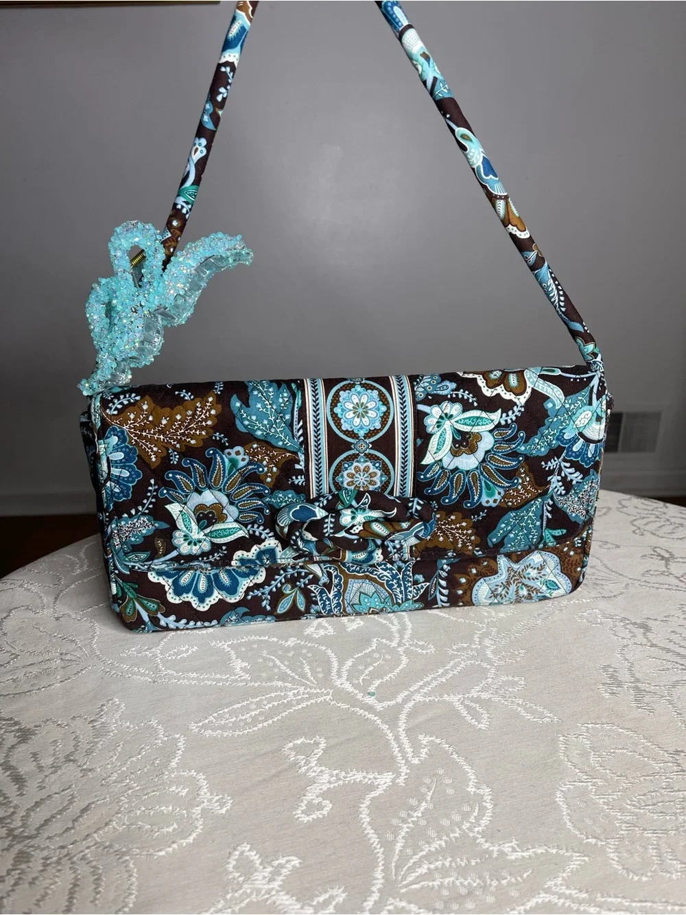 🎨 Vera Bradley Knot Just A Clutch Shoulder Bag in 